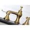 Kingston Brass KC7067BPL Bel-Air 8" Widespread Bathroom Faucet, Brushed Brass KC7067BPL - alternate 4